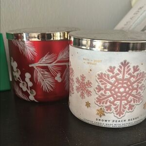 Bath and body work scented candle 411g x2